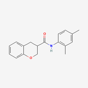 molecular formula C18H19NO2 B4854353 N-(2,4-dimethylphenyl)-3-chromanecarboxamide 
