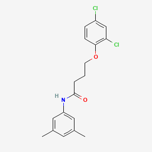 molecular formula C18H19Cl2NO2 B4854410 4-(2,4-dichlorophenoxy)-N-(3,5-dimethylphenyl)butanamide 