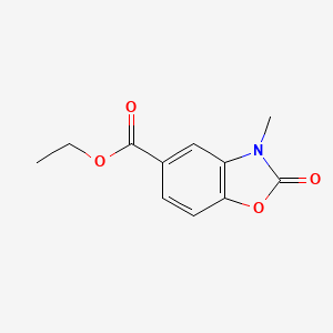 molecular formula C11H11NO4 B4854445 ethyl 3-methyl-2-oxo-2,3-dihydro-1,3-benzoxazole-5-carboxylate 