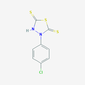 3-(4-chlorophenyl)-5-sulfanyl-1,3,4-thiadiazole-2(3H)-thione