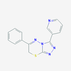 6-phenyl-3-(3-pyridinyl)-7H-[1,2,4]triazolo[3,4-b][1,3,4]thiadiazine