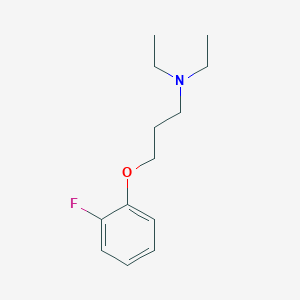 molecular formula C13H20FNO B4854787 N,N-diethyl-3-(2-fluorophenoxy)-1-propanamine 