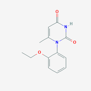 molecular formula C13H14N2O3 B4854945 1-(2-ethoxyphenyl)-6-methyl-2,4(1H,3H)-pyrimidinedione 