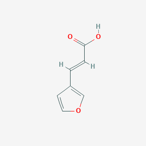 molecular formula C7H6O3 B048550 3-(3-呋喃基)丙烯酸 CAS No. 81311-95-7