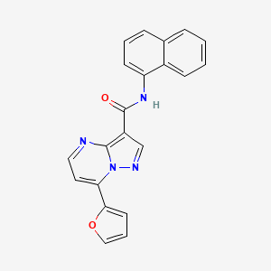 7-(2-furyl)-N-1-naphthylpyrazolo[1,5-a]pyrimidine-3-carboxamide