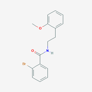 molecular formula C16H16BrNO2 B4855076 2-bromo-N-[2-(2-methoxyphenyl)ethyl]benzamide 
