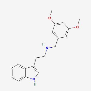 molecular formula C19H22N2O2 B4855191 (3,5-dimethoxybenzyl)[2-(1H-indol-3-yl)ethyl]amine CAS No. 355816-91-0