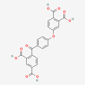 molecular formula C23H14O10 B4855240 4-[4-(2,4-dicarboxybenzoyl)phenoxy]phthalic acid 
