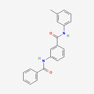 molecular formula C21H18N2O2 B4855366 3-(benzoylamino)-N-(3-methylphenyl)benzamide 