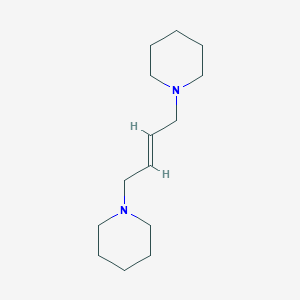molecular formula C14H26N2 B4856044 1,1'-(2-butene-1,4-diyl)dipiperidine 