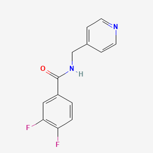 molecular formula C13H10F2N2O B4856114 3,4-difluoro-N-(4-pyridinylmethyl)benzamide 