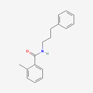 molecular formula C17H19NO B4856221 2-甲基-N-(3-苯基丙基)苯甲酰胺 