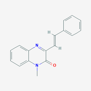 (E)-1-methyl-3-styrylquinoxalin-2(1H)-one