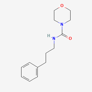 molecular formula C14H20N2O2 B4856401 N-(3-phenylpropyl)-4-morpholinecarboxamide 