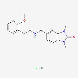 5-({[2-(2-methoxyphenyl)ethyl]amino}methyl)-1,3-dimethyl-1,3-dihydro-2H-benzimidazol-2-one hydrochloride