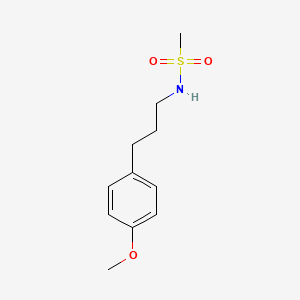 molecular formula C11H17NO3S B4856719 N-[3-(4-methoxyphenyl)propyl]methanesulfonamide 