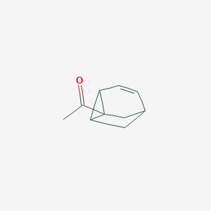 B048570 Ethanone, 1-tricyclo[3.2.1.02,7]oct-3-en-1-yl-, stereoisomer (9CI) CAS No. 116195-05-2
