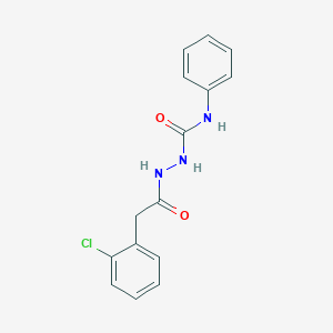 2-(2-chlorophenyl)-N-[(phenylcarbamoyl)amino]acetamide