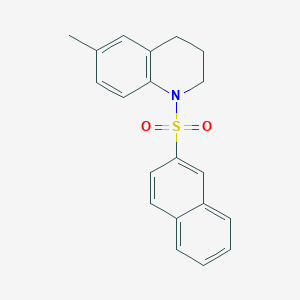 6-Methyl-1-(2-naphthylsulfonyl)-1,2,3,4-tetrahydroquinoline