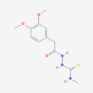 2-[(3,4-dimethoxyphenyl)acetyl]-N-methylhydrazinecarbothioamide