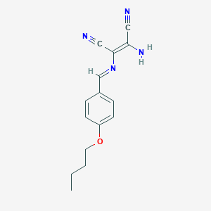 2-Amino-3-[(4-butoxybenzylidene)amino]-2-butenedinitrile