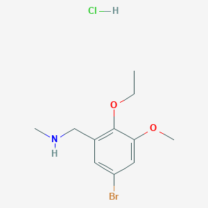 (5-bromo-2-ethoxy-3-methoxybenzyl)methylamine hydrochloride