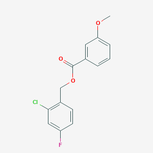 2-chloro-4-fluorobenzyl 3-methoxybenzoate