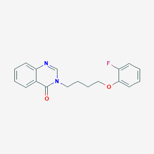 3-[4-(2-fluorophenoxy)butyl]-4(3H)-quinazolinone