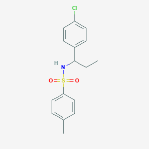 N-[1-(4-chlorophenyl)propyl]-4-methylbenzenesulfonamide