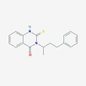 3-(4-phenylbutan-2-yl)-2-sulfanylquinazolin-4(3H)-one