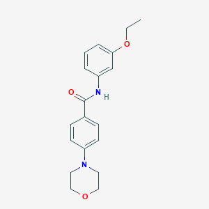 N-(3-ethoxyphenyl)-4-(4-morpholinyl)benzamide