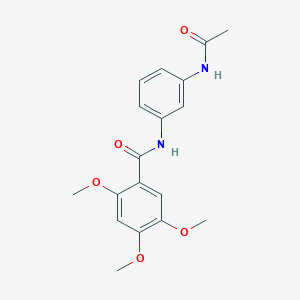 N-(3-acetamidophenyl)-2,4,5-trimethoxybenzamide