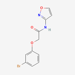 2-(3-BROMOPHENOXY)-N-(12-OXAZOL-3-YL)ACETAMIDE