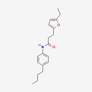 N-(4-butylphenyl)-3-(5-ethylfuran-2-yl)propanamide