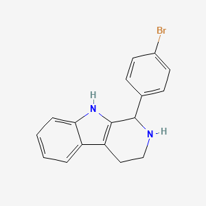 1-(4-BROMOPHENYL)-1H,2H,3H,4H,9H-PYRIDO[3,4-B]INDOLE