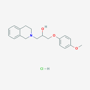 1-(4-methoxyphenoxy)-3-(1,2,3,4-tetrahydroisoquinolin-2-yl)propan-2-ol hydrochloride