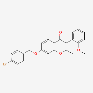 7-[(4-bromobenzyl)oxy]-3-(2-methoxyphenyl)-2-methyl-4H-chromen-4-one