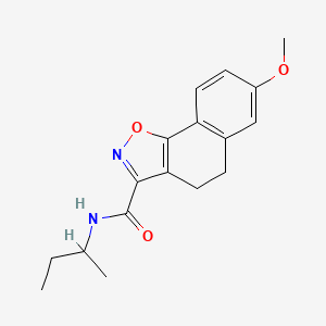 N-(sec-butyl)-7-methoxy-4,5-dihydronaphtho[2,1-d]isoxazole-3-carboxamide