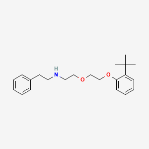 N-[2-[2-(2-tert-butylphenoxy)ethoxy]ethyl]-2-phenylethanamine