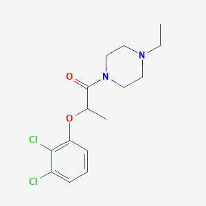 2-(2,3-DICHLOROPHENOXY)-1-(4-ETHYLPIPERAZINO)-1-PROPANONE