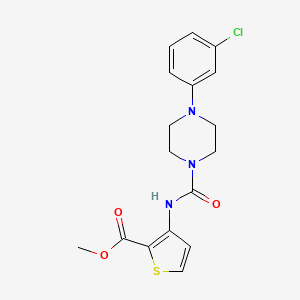 METHYL 3-({[4-(3-CHLOROPHENYL)PIPERAZINO]CARBONYL}AMINO)-2-THIOPHENECARBOXYLATE