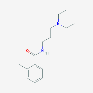 N-[3-(diethylamino)propyl]-2-methylbenzamide