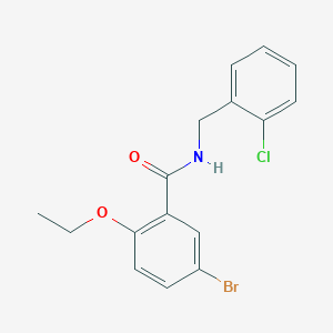 5-bromo-N-[(2-chlorophenyl)methyl]-2-ethoxybenzamide