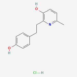 2-[2-(4-Hydroxyphenyl)ethyl]-6-methylpyridin-3-ol;hydrochloride