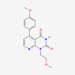 1-(2-methoxyethyl)-5-(4-methoxyphenyl)pyrido[2,3-d]pyrimidine-2,4(1H,3H)-dione