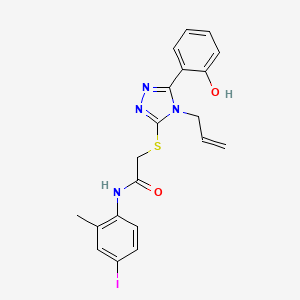 2-{[4-allyl-5-(2-hydroxyphenyl)-4H-1,2,4-triazol-3-yl]thio}-N-(4-iodo-2-methylphenyl)acetamide