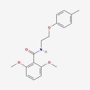 2,6-dimethoxy-N-[2-(4-methylphenoxy)ethyl]benzamide