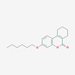 3-(hexyloxy)-7,8,9,10-tetrahydro-6H-benzo[c]chromen-6-one