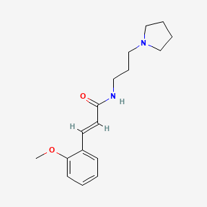 3-(2-methoxyphenyl)-N-[3-(1-pyrrolidinyl)propyl]acrylamide