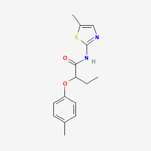 N-(5-METHYL-1,3-THIAZOL-2-YL)-2-(4-METHYLPHENOXY)BUTANAMIDE